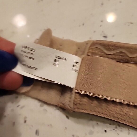 maidenform sweet nothings Bra 38D Nude Underwire Strapless **no Straps** - Picture 4 of 5